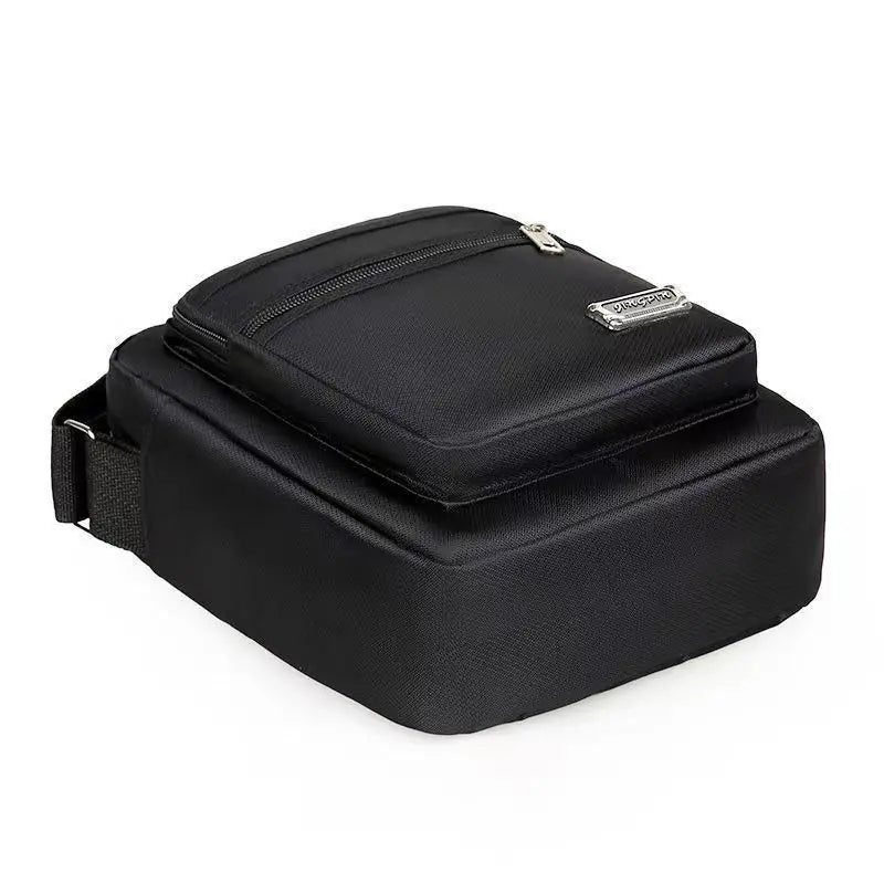 Unisex Outdoor Chest Bag - Multi-Layer Large-Capacity Stylish Oxford Cloth Crossbody Bag, Casual Multifunctional Sports Shoulder Strap with Adjustable Zipper Closure and Anti-Theft Design, Suitable for Daily Commuting, Outdoo