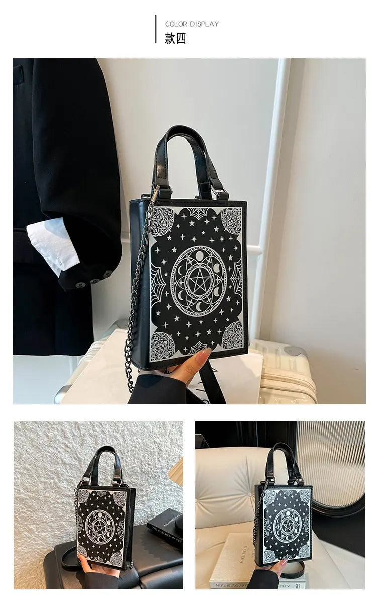 Women's Quirky Crossbody Bag Stylish Unique Small Square Purse with Bold Design Trendy Niche Fashion Accessory for Daily & Party