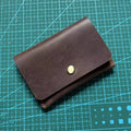 100% Genuine Leather Card Holder Wallet Minimalist 100% Cowhide Leather Wallet Men for Cards