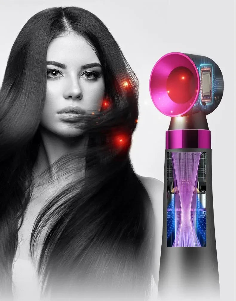 Five in one hair dryer hot air comb electric curly hair straightener negative ion hair dryer styling set 220V EU 110V US