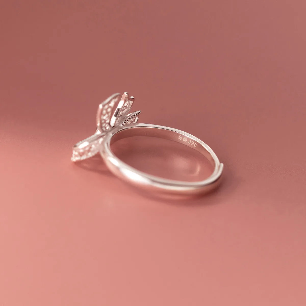 925 Sterling Silver Bow Adjustable Rings For Women Luxury Quality Jewelry Gift Female Wholesale Accessories Jewellery
