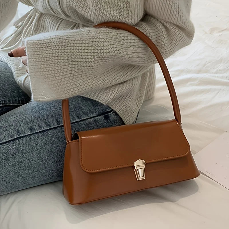 Luxury Brand Crossbody Bags for Women Fashion Design Underarm 2025 Woman Shoulder Bag Female Handbag and Purses Solid Color