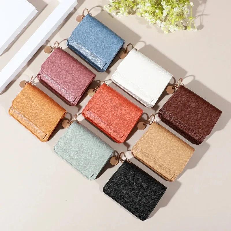 Minimalist Wallet - Waterproof, Lightweight, Multi-card Credit Card Holder with Snap Closure