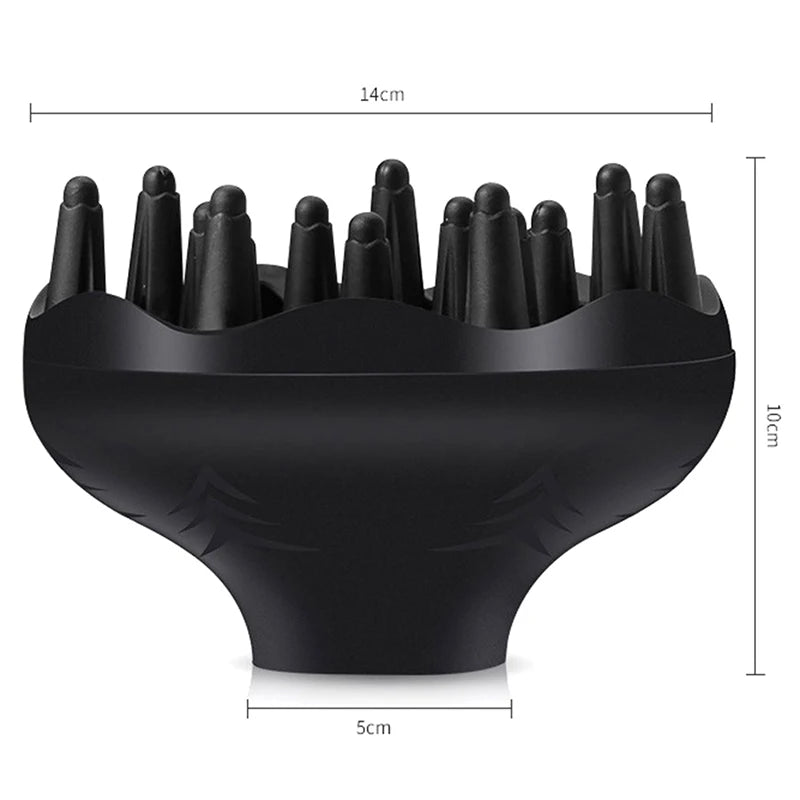 1Pc Professional Hair Styling Curl Dryer Diffuser Hairdressing Blower NEW