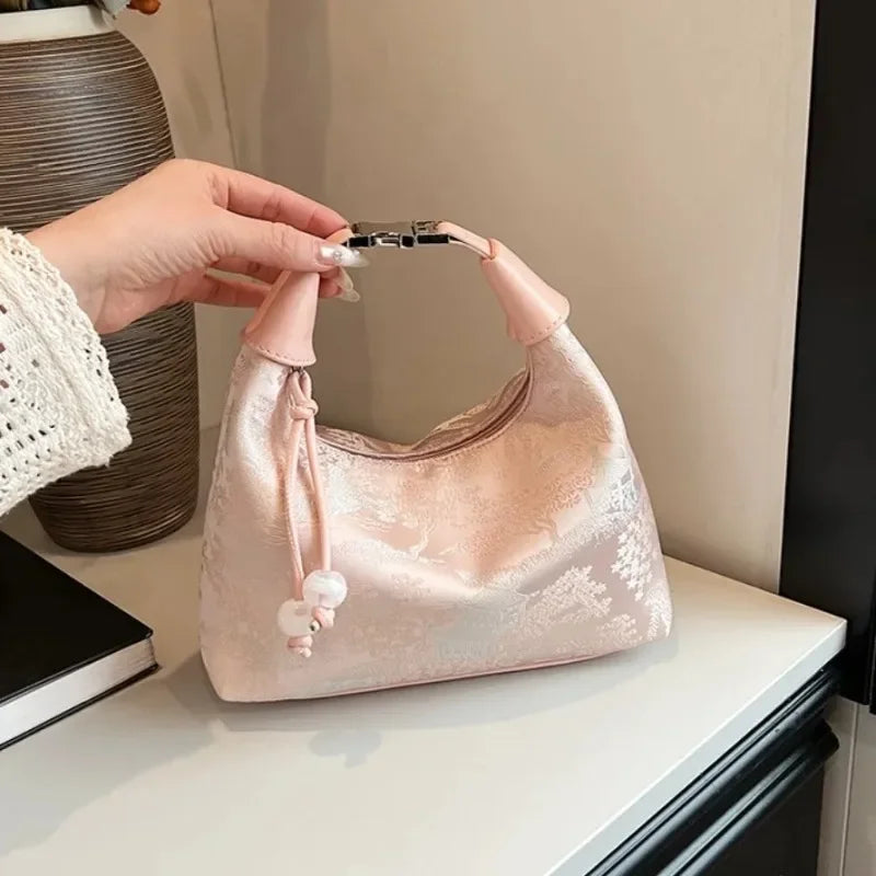 Design Chinese Style Small Crossbody Bags for Women 2025 Luxury Designer Fashion Handbags and Purses Sweet Shoulder Bag