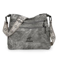 Fashion Denim Fabric Women's Crossbody Bags, Multi-layer Large Capacity Shoulder Bag, Suitable for Commuting Occasions