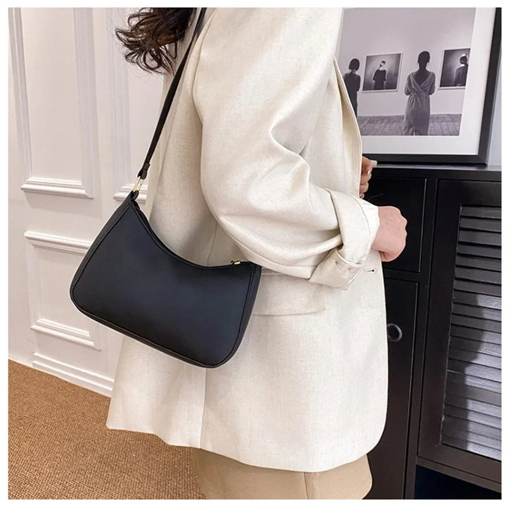 2022 Women's Bag Women's Fashion Handbags Freeshiping Low Price Retro Designer Luxury Bag Solid Color PU Leather Shoulder Bags