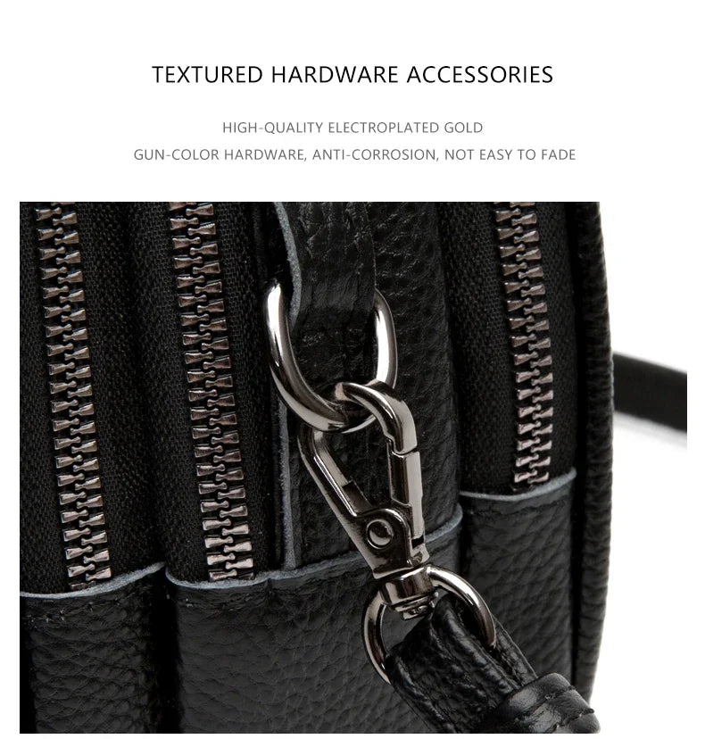 Fashionable High-end Texture Crossbody Bag Hot Sale Genuine Leather Women's Shoulder Bag Mini Mobile Phone Coin Purse Handbag