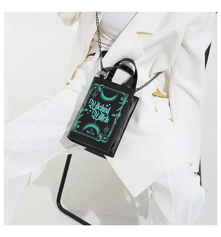 Women's Quirky Crossbody Bag Stylish Unique Small Square Purse with Bold Design Trendy Niche Fashion Accessory for Daily & Party