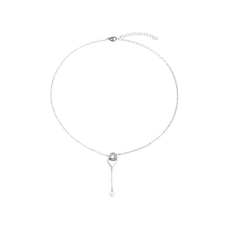 1PC New Elegent Silver Color Crystal Star Moon Necklace Charm Pendant Choker Necklace For Girl Women Statement Wedding Jewelries