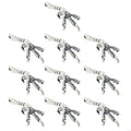 10PCS Antique Bird Claw Pendant Bird Claw Necklace Pendant Alloy Texture