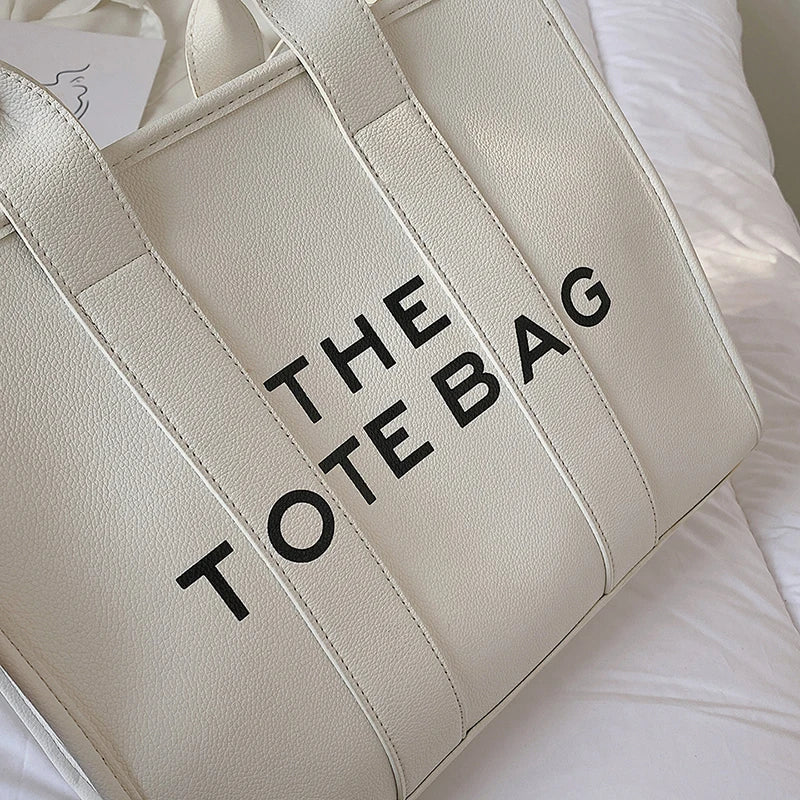 The tote bag For Women Crossbody Female Handbag New Solid Words Lette Leisure Large Bag,Luxury Fashion bag,designer bag for PU