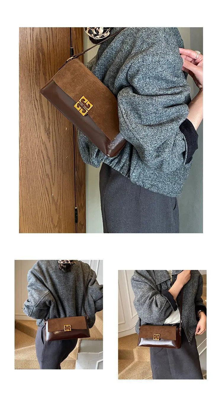 2026 New Luxury Women's Armpit Bag Premium Leather Crossbody Shoulder Bag Elegant & Versatile Designer Handbag for Daily & Party