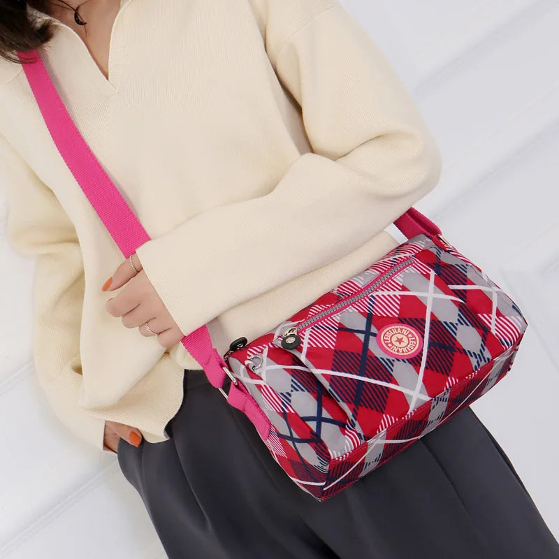 Fashion Crossbody Bags for Women Designer New Waterproof Shoulder Bag Nylon Cloth Female HandBag Casual Travel Messenger Bag