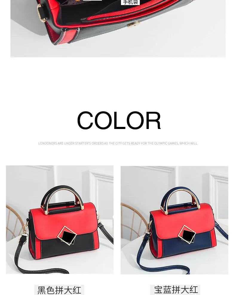 Famous Designer Brand Bags Women Leather Handbags  Luxury Ladies Hand Bags Purse Fashion Shoulder Bags