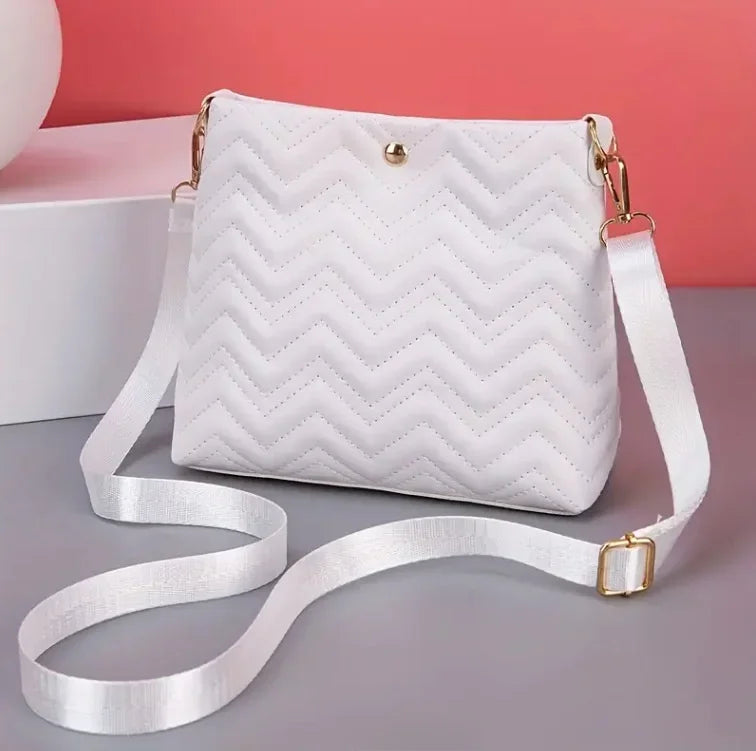 Luxury Women's Small Crossbody Bag PU Leather Messenger Bags Zipper Handbags Purse Stylish Novelty Handbag