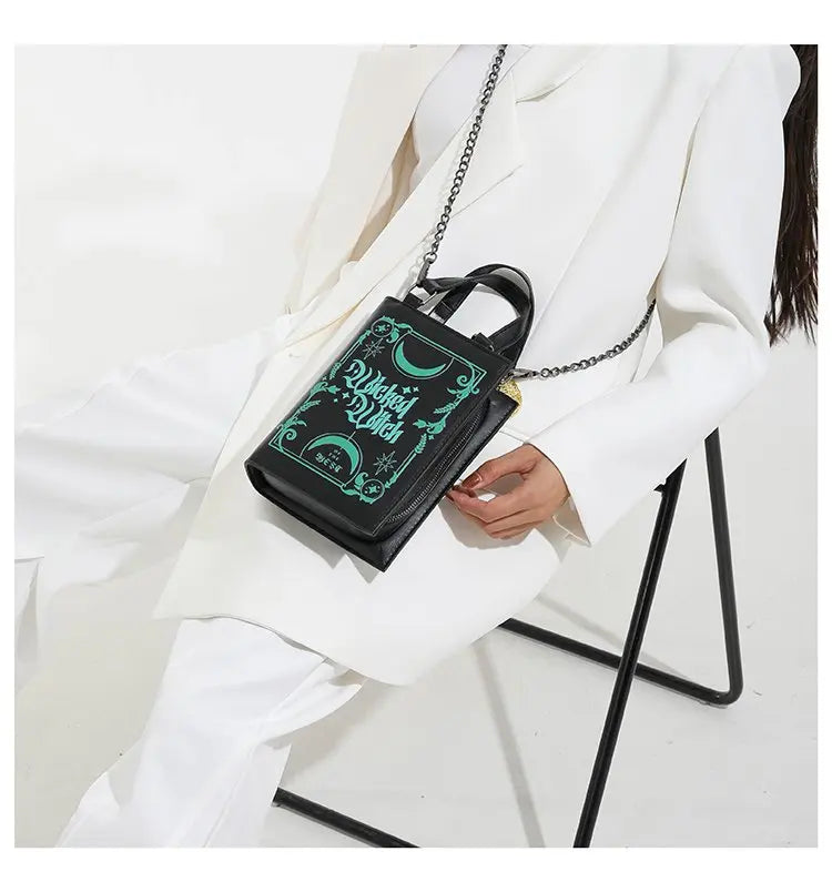Women's Quirky Crossbody Bag Stylish Unique Small Square Purse with Bold Design Trendy Niche Fashion Accessory for Daily & Party