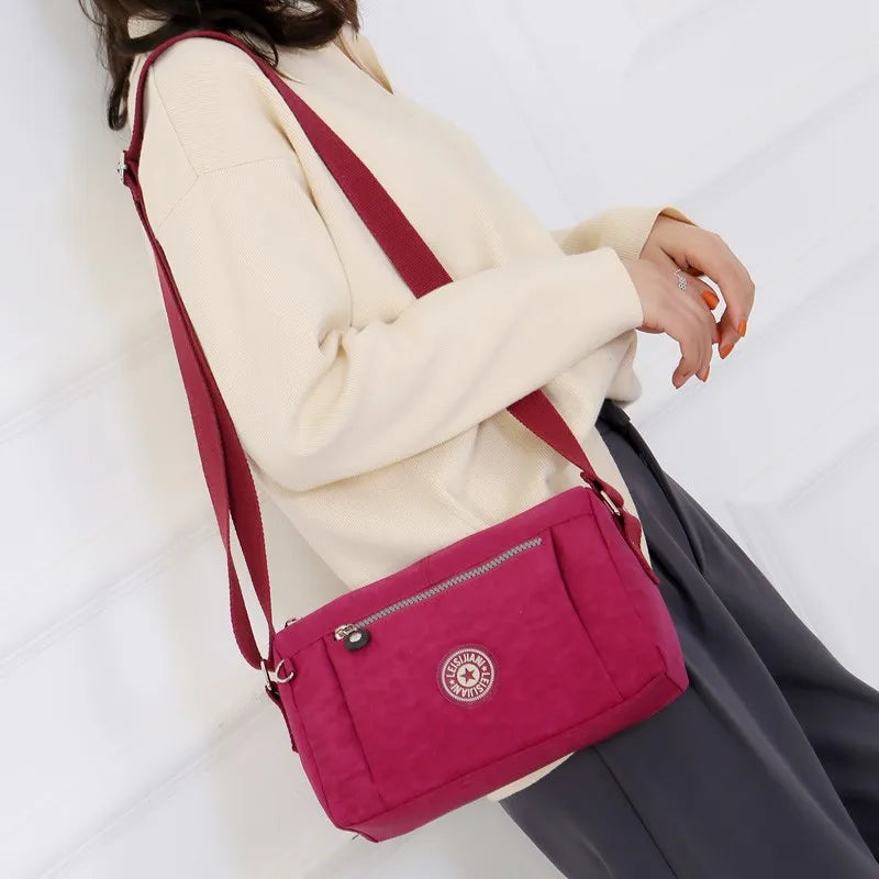 Fashion Crossbody Bags for Women Designer New Waterproof Shoulder Bag Nylon Cloth Female HandBag Casual Travel Messenger Bag