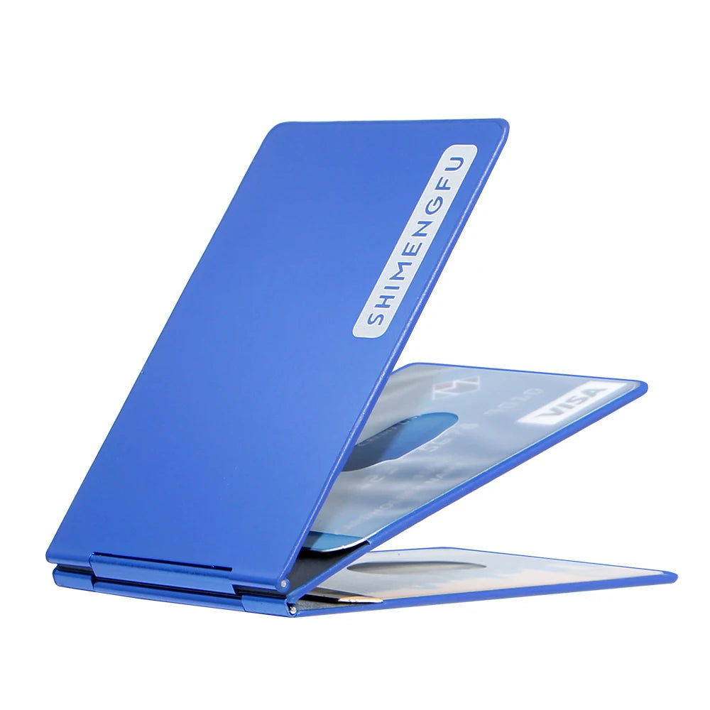 Aluminum Alloy Ultra-thin Card Holder Mini Wallet Driver License ID Cover Bag Driving Cardholder Women Slot Bank Card Package