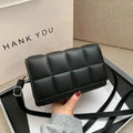 Luxury Shoulder Bag for Women Trendy PU Leather Handbag Summer Square Shoulder Bag Messenger Bag