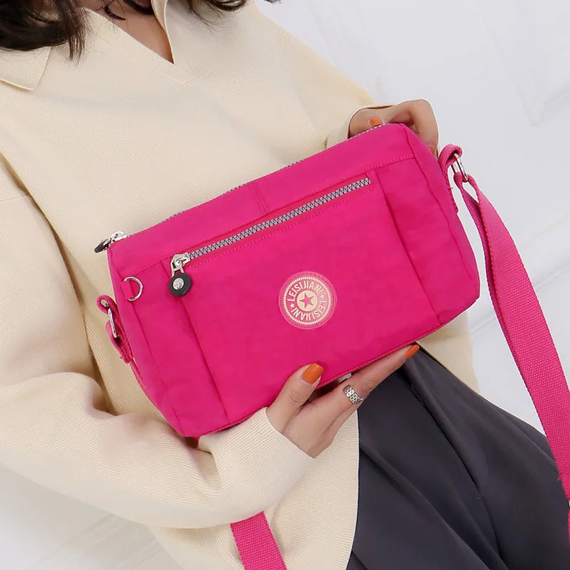 Fashion Crossbody Bags for Women Designer New Waterproof Shoulder Bag Nylon Cloth Female HandBag Casual Travel Messenger Bag
