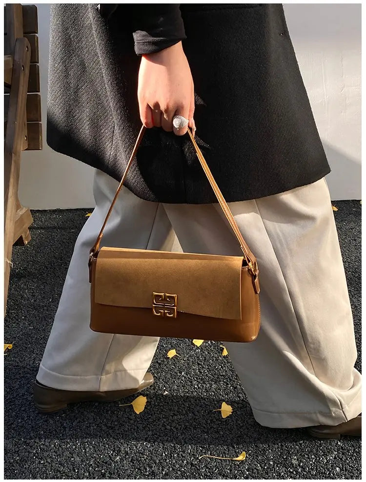 2026 New Luxury Women's Armpit Bag Premium Leather Crossbody Shoulder Bag Elegant & Versatile Designer Handbag for Daily & Party