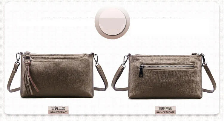 Leather Crossbody Bag Women Silver Handbags Mini Flap Gold Day Clutch Luxury Beach Shoulder Messenger Bag Female Purse