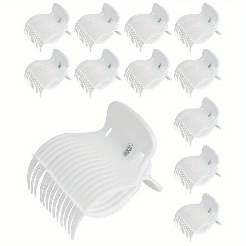 Professional Salon Hair Clips, Durable Plastic Hair Curlers for Styling - Heat-Resistant Hair Accessories with Non-Slip Grip