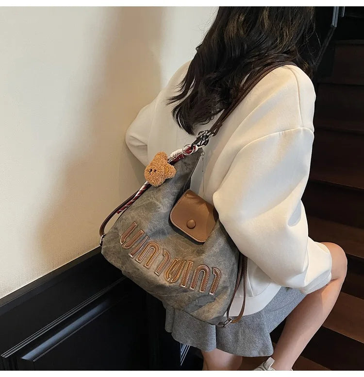 2026 Brown Suede Convertible Tote Backpack, Large Capacity 3-in-1 Work Bag, Adjustable Crossbody Shoulder Bag for Women Commute