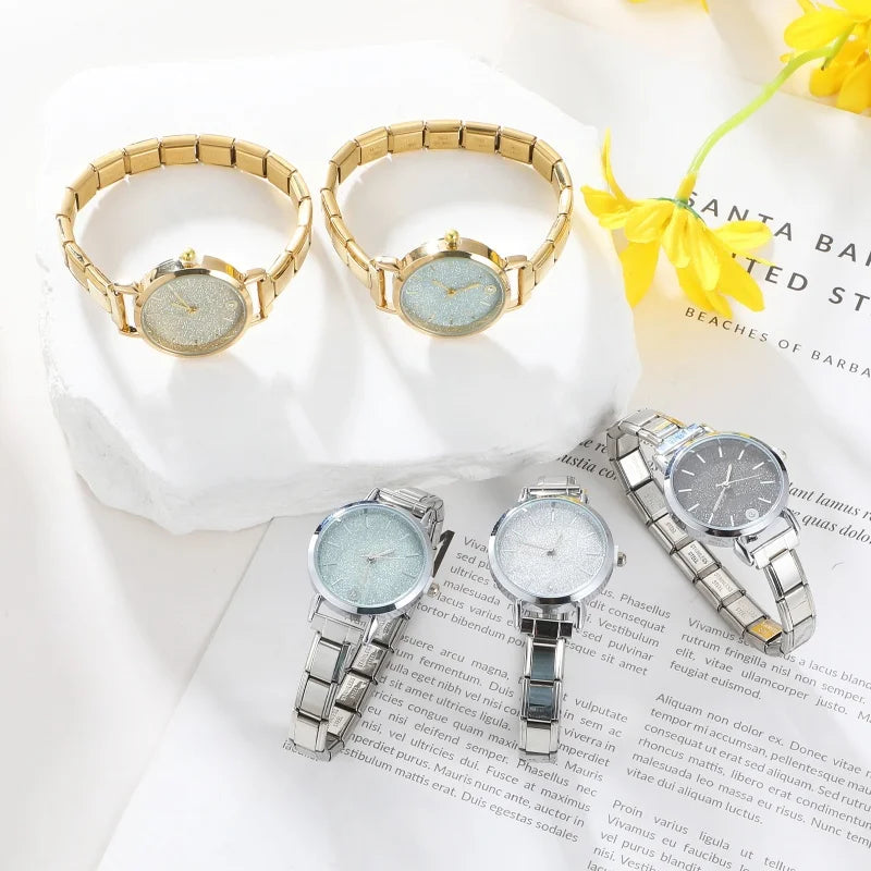 Design Minimalist Women Men Squarel Watch Stainless Steel 9mm Strap Fashion Party Birthday Daily Perfect Gift