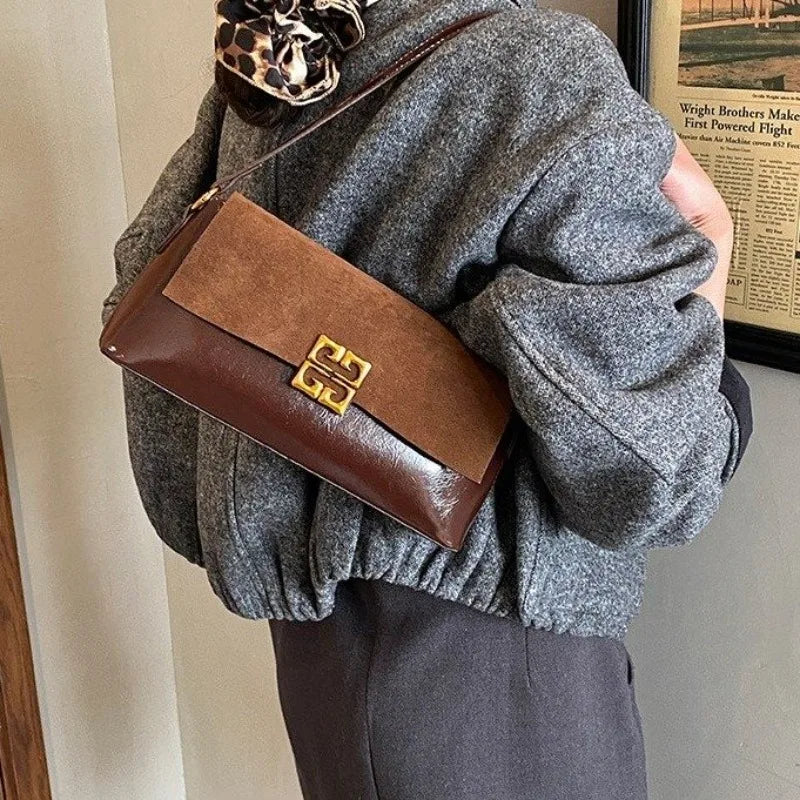 2026 New Luxury Women's Armpit Bag Premium Leather Crossbody Shoulder Bag Elegant & Versatile Designer Handbag for Daily & Party
