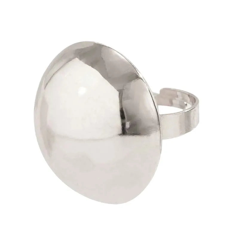 Stainless Steel Adjustable Ring Women Vintage Aesthetic Ring Wedding Fashion Jewelry Geometric Adjustable Rings Jewelry