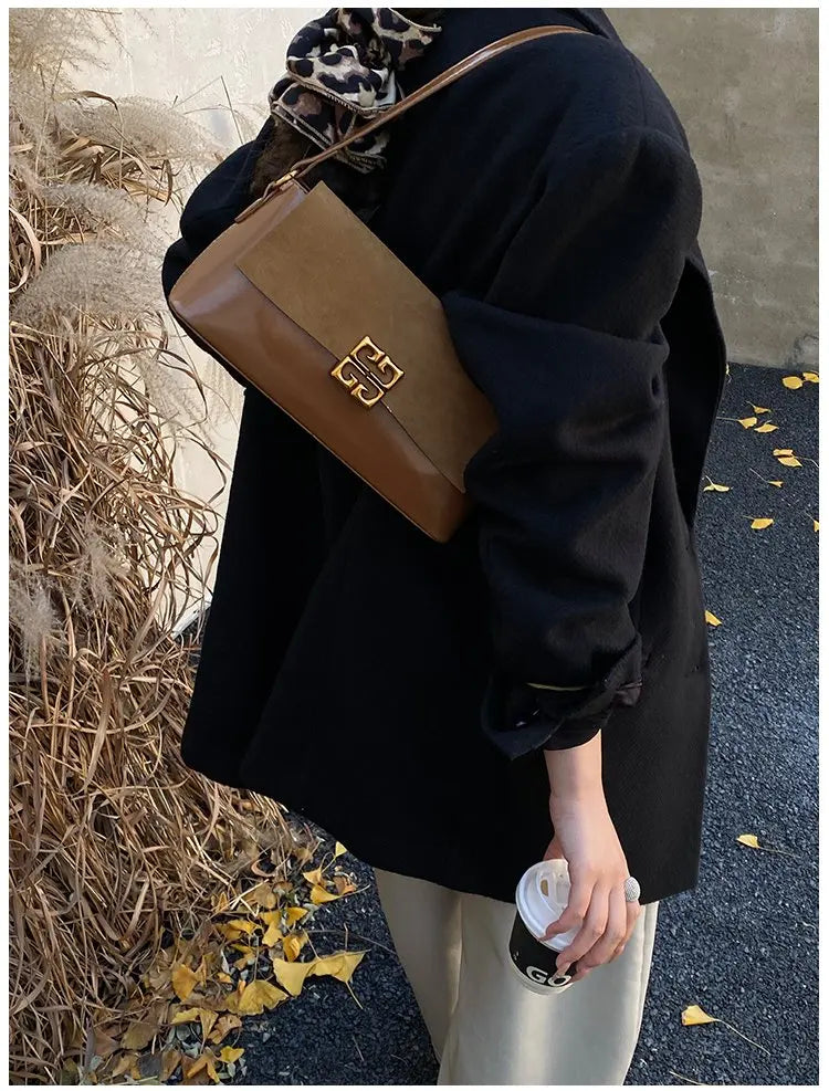 2026 New Luxury Women's Armpit Bag Premium Leather Crossbody Shoulder Bag Elegant & Versatile Designer Handbag for Daily & Party