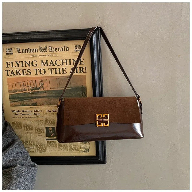2026 New Luxury Women's Armpit Bag Premium Leather Crossbody Shoulder Bag Elegant & Versatile Designer Handbag for Daily & Party
