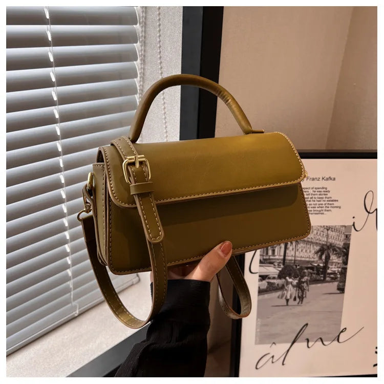 Luxury Brand Crossbody Bags for Women Fashion Design Underarm 2026 Woman Shoulder Bag Female Handbag and Purses Solid Color
