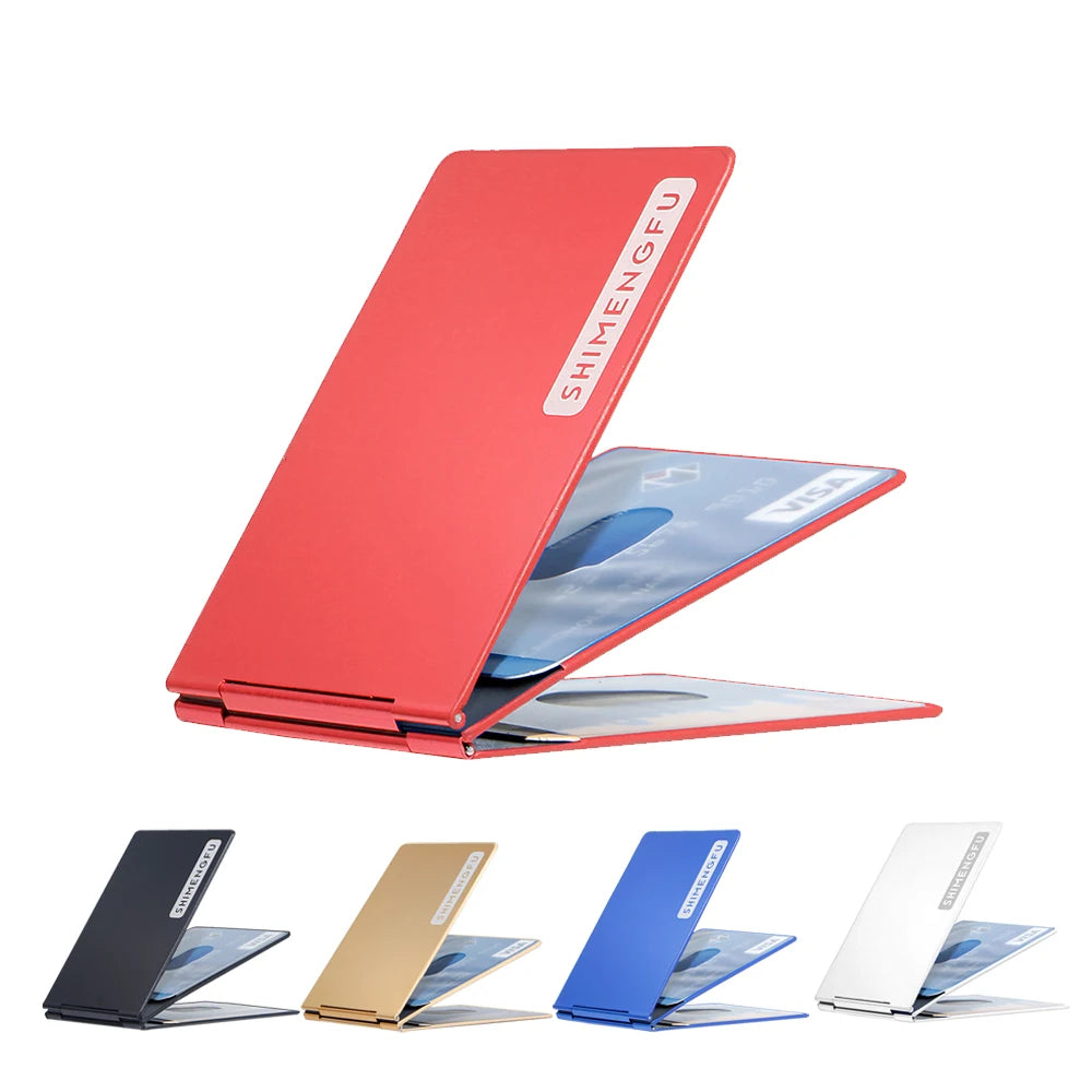 Aluminum Alloy Ultra-thin Card Holder Mini Wallet Driver License ID Cover Bag Driving Cardholder Women Slot Bank Card Package