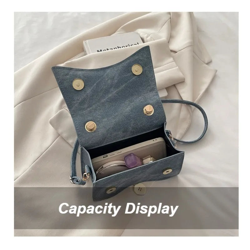 2026 Spring&Autumn New Niche Design Fashion Crossbody Women's Bag, Stylish Simple Shoulder Commuter Small Square Bag