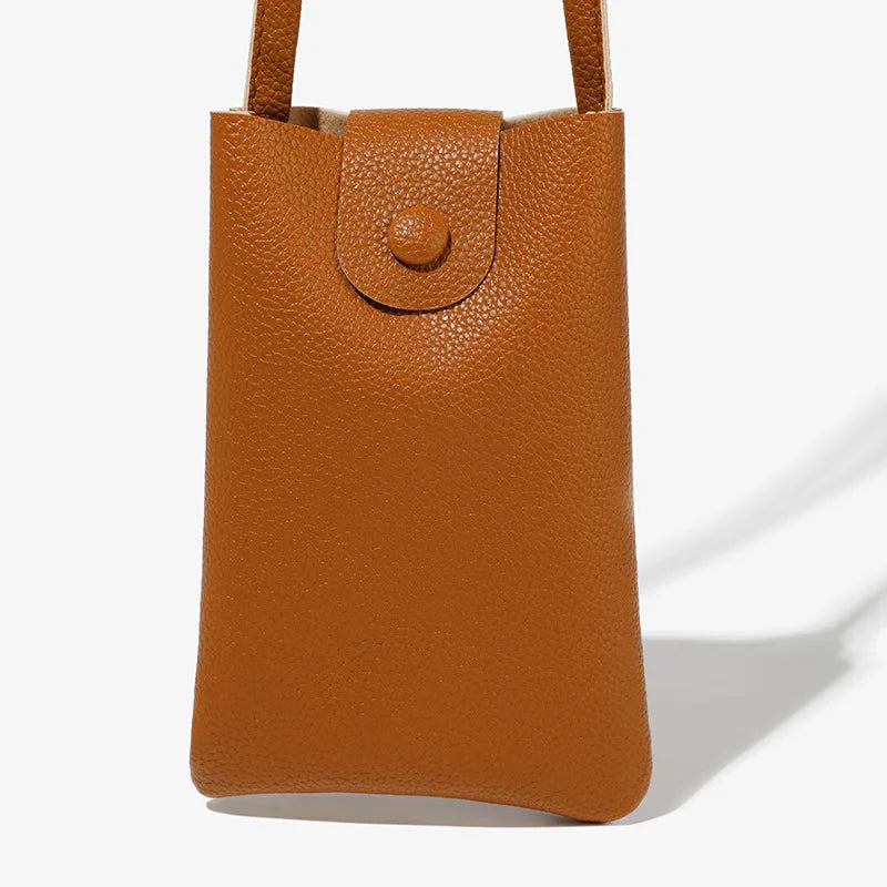Small Crossbody Bag Designer Phone Bag Women Bag Soft Leather  Lightweight Fashion Shoulder Bag Ladies Travel Mobile Phone Bag