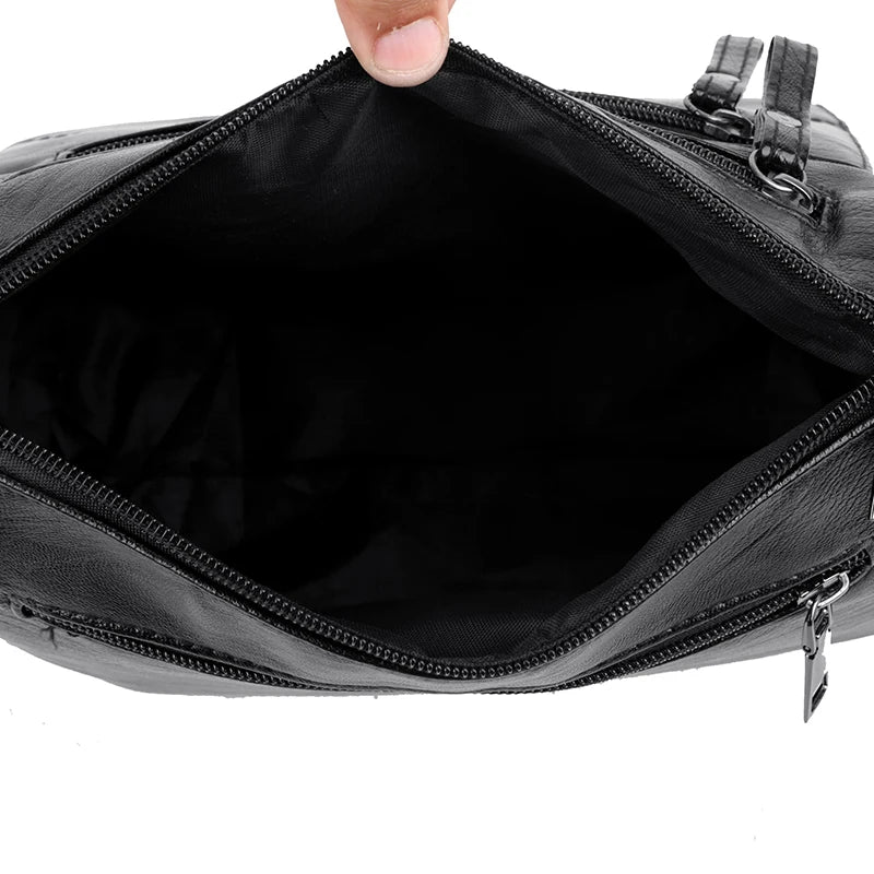 High Quality Soft Leather Luxury Purses and Handbags Women's Bag Designer Multi-pocket Crossbody Shoulder Bag for Women 2024 Sac