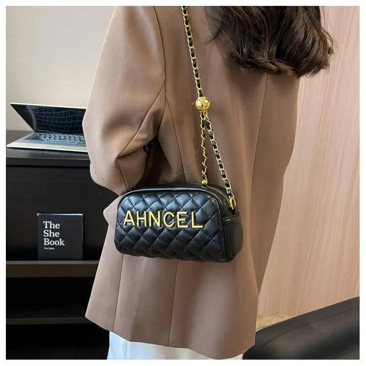 Luxury Vintage Leather Shoulder Bag Women Handbag Designer Tote Crossbody Purse Satchel Classic Diaper Bag