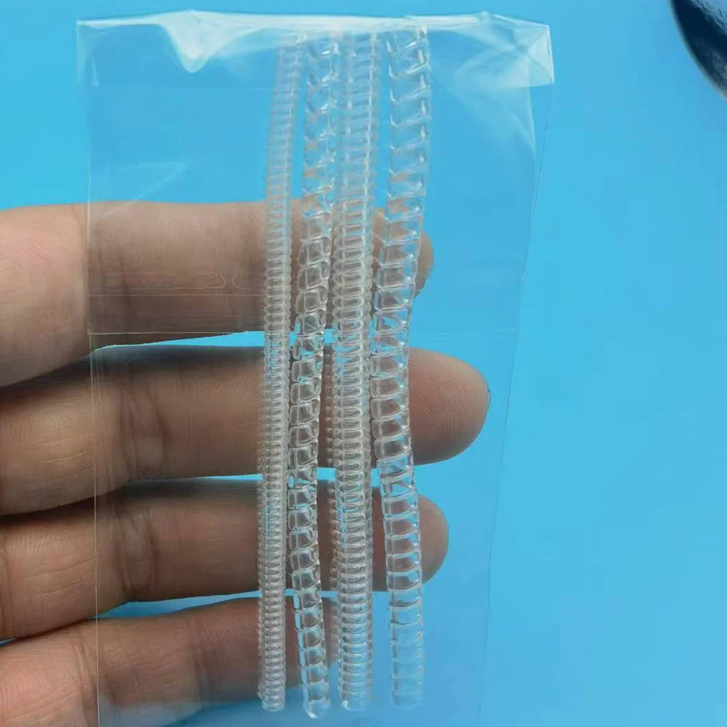 8Pcs/Set Ring Size Adjuster Accessories Adjustable Invisible Rubber Pad Ring Size Adjuster for Loose Rings