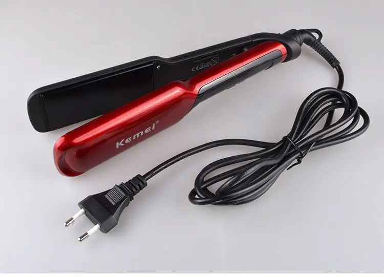 KM-9620 Professional Hair Straightener Iron Multi-Style Salon Quality Styling Tool for Perfect Hairstyling Hair Care Stack Iron