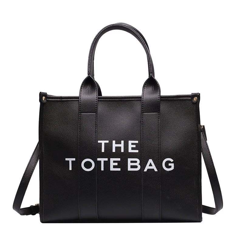 The tote bag For Women Crossbody Female Handbag New Solid Words Lette Leisure Large Bag,Luxury Fashion bag,designer bag for PU