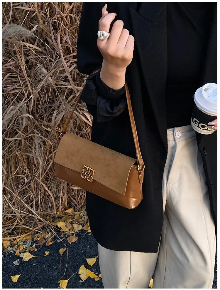 2026 New Luxury Women's Armpit Bag Premium Leather Crossbody Shoulder Bag Elegant & Versatile Designer Handbag for Daily & Party
