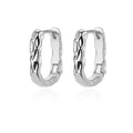 Zircon Round Stud Earrings For Women Crystal Rhinestone Stainless Steel Geometric Circle Earring Wedding Party Jewelry Gift Bff