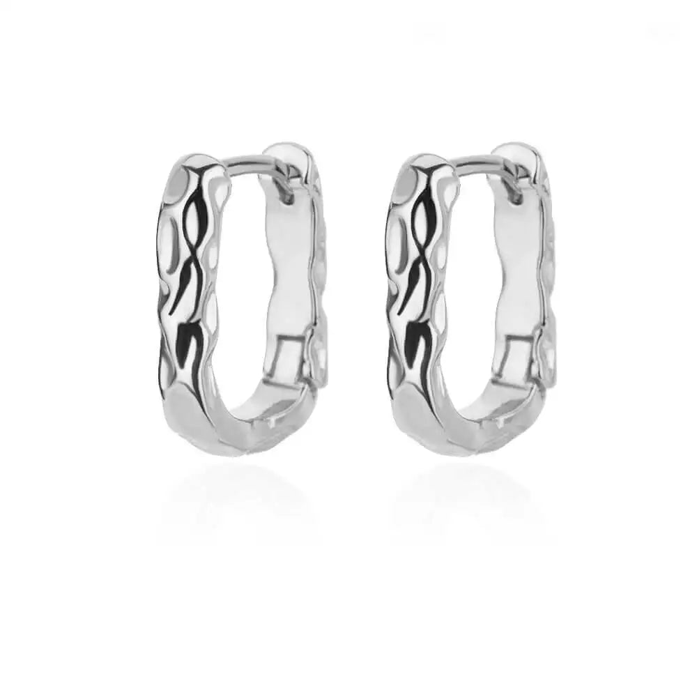 Zircon Round Stud Earrings For Women Crystal Rhinestone Stainless Steel Geometric Circle Earring Wedding Party Jewelry Gift Bff