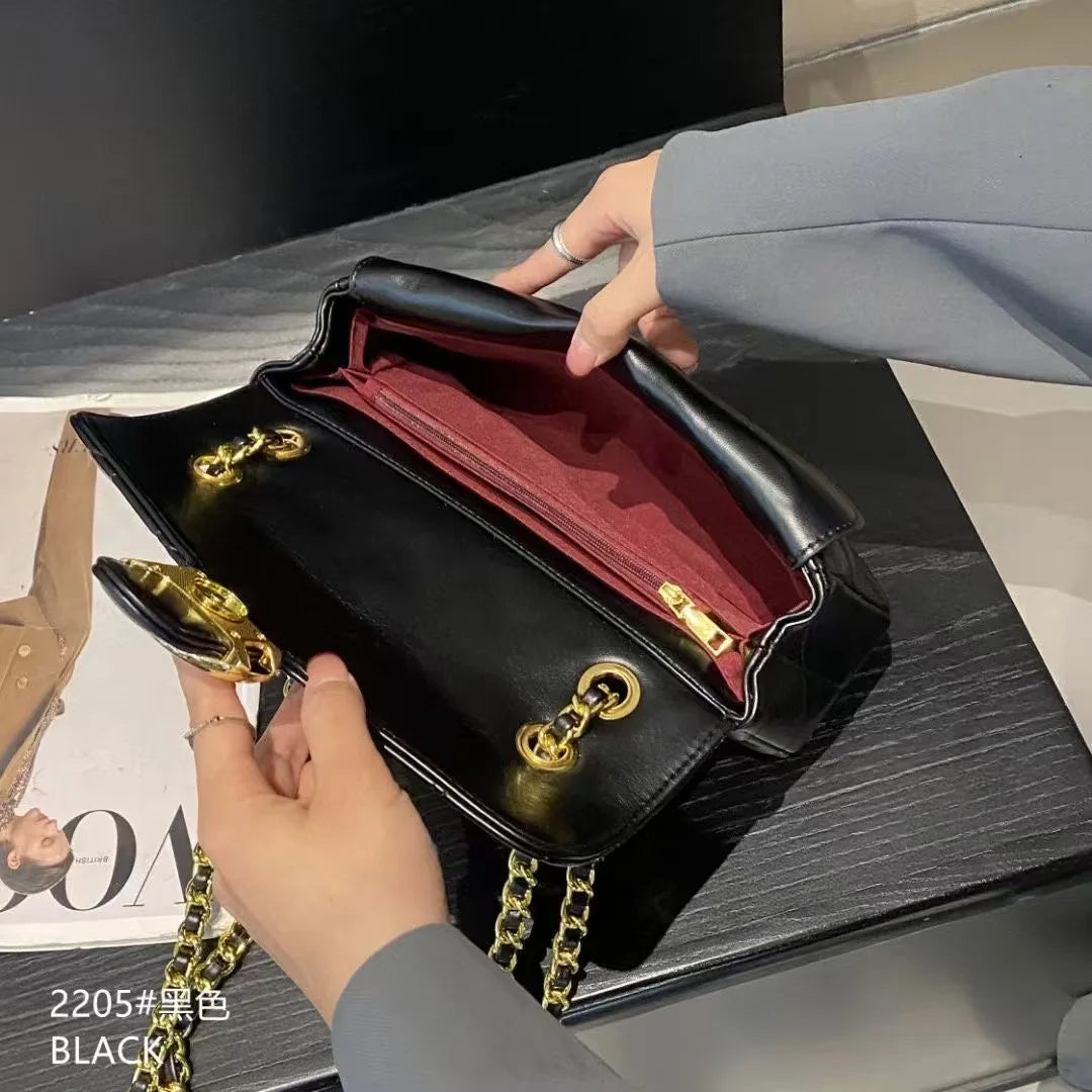 Luxury Women's Crossbody Bag Premium Leather Wallet Vintage Design Shoulder Bag With Adjustable Removable Shoulder Strap
