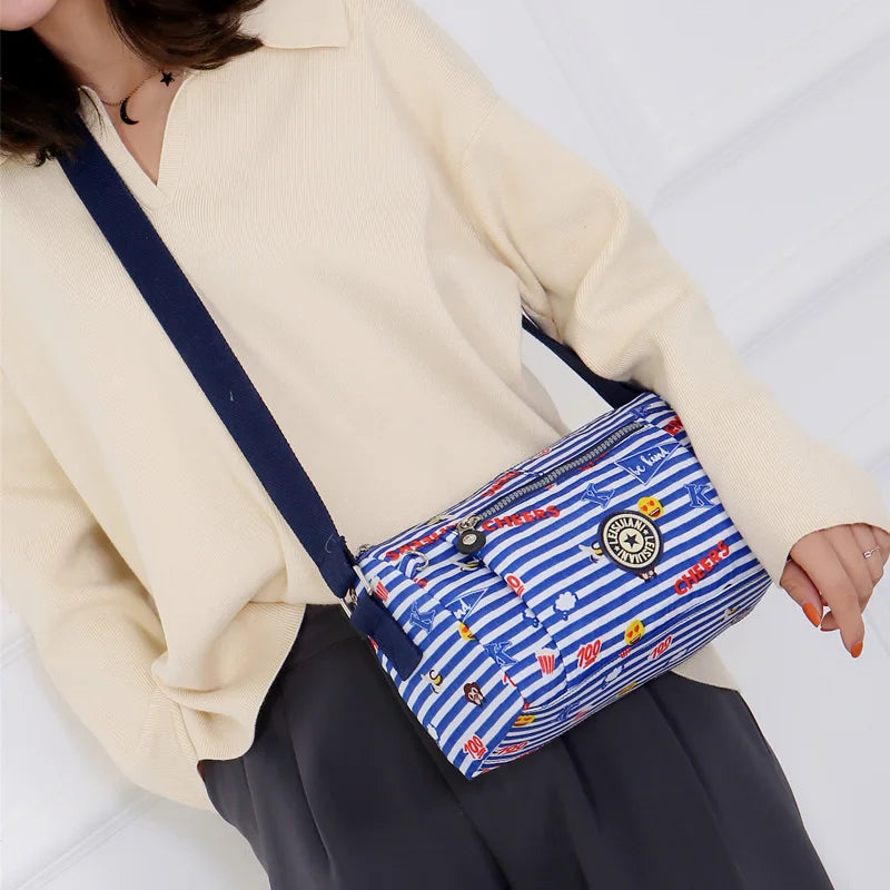Fashion Crossbody Bags for Women Designer New Waterproof Shoulder Bag Nylon Cloth Female HandBag Casual Travel Messenger Bag