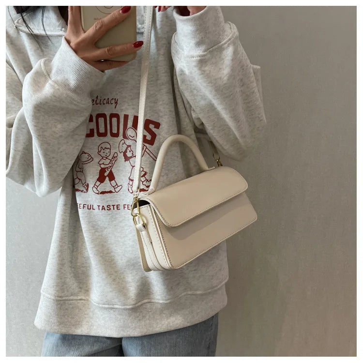 Luxury Brand Crossbody Bags for Women Fashion Design Underarm 2026 Woman Shoulder Bag Female Handbag and Purses Solid Color