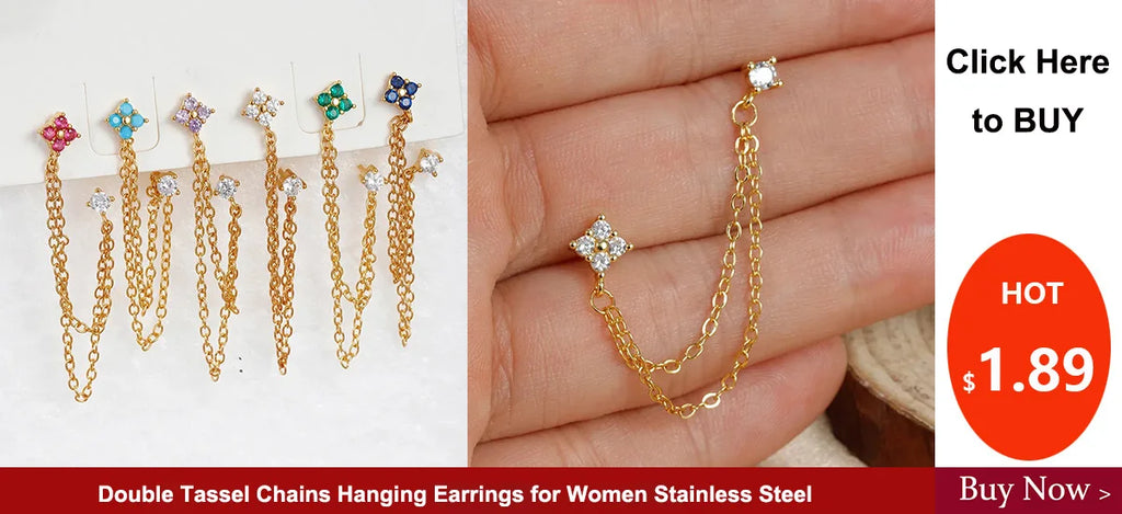 2PCS Stainless Steel 2/3/4/5mm Zircon Sparkling Stud Earrings for Women Girl Minimalism Labret Lip Tragus Helix Piercing Jewelry